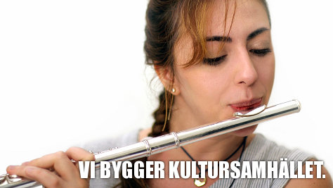 Text: Vi bygger kultursamhället
